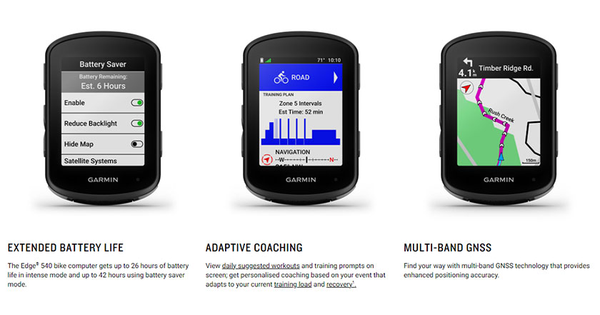 Edge 540 - Device Only - 010-02694-03 - Garmin